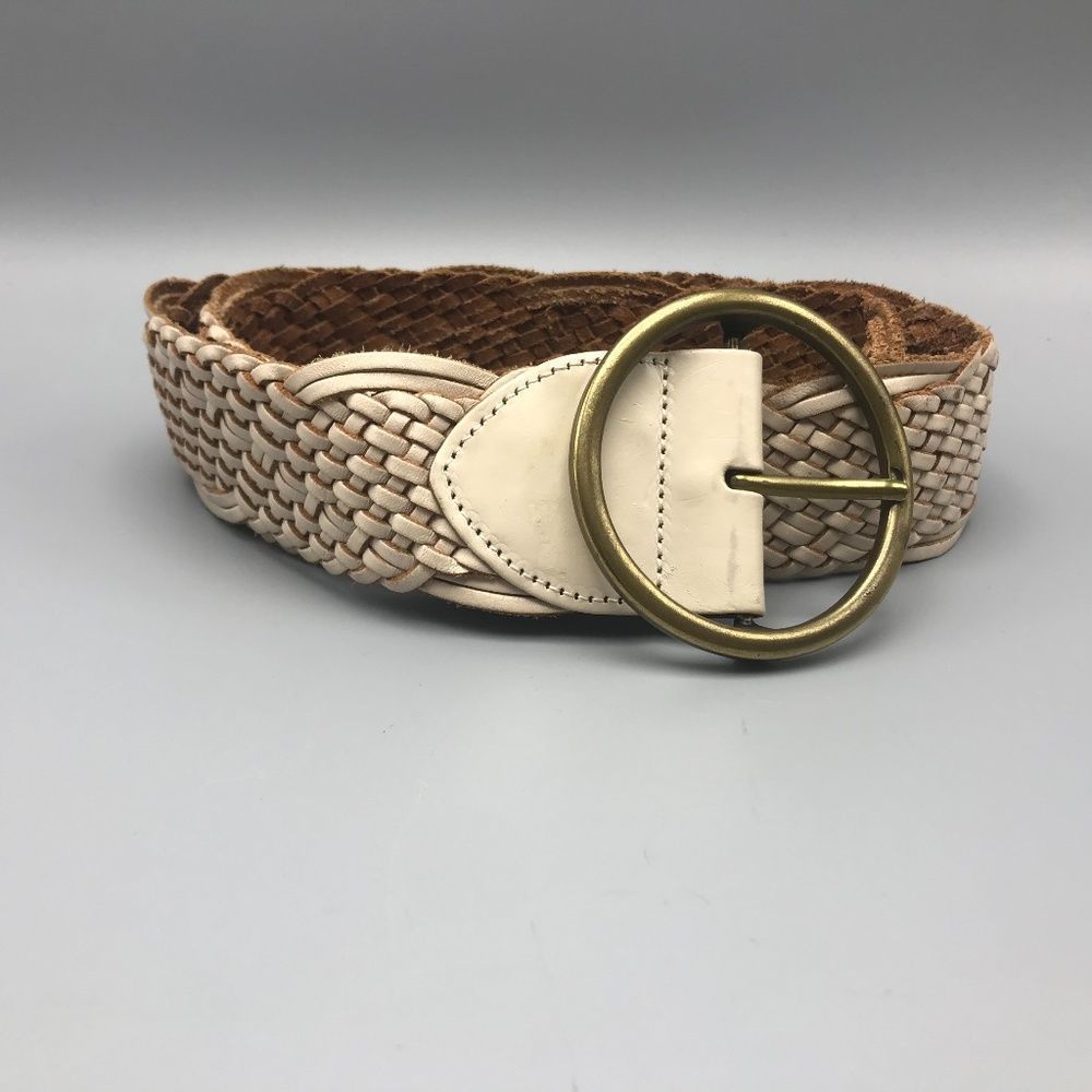 Linea Pelle Leather Braided Belt